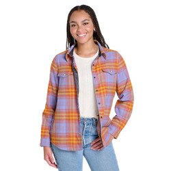 Toad&Co Folk Yeah Shirt Jacket Women's in Pansy
